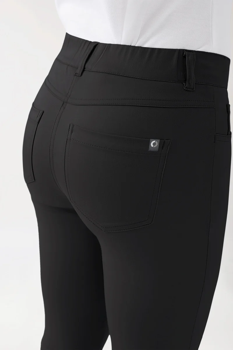 COMFY FLEX 5-Pocket Hose Damen - schlankes Bein schwarz