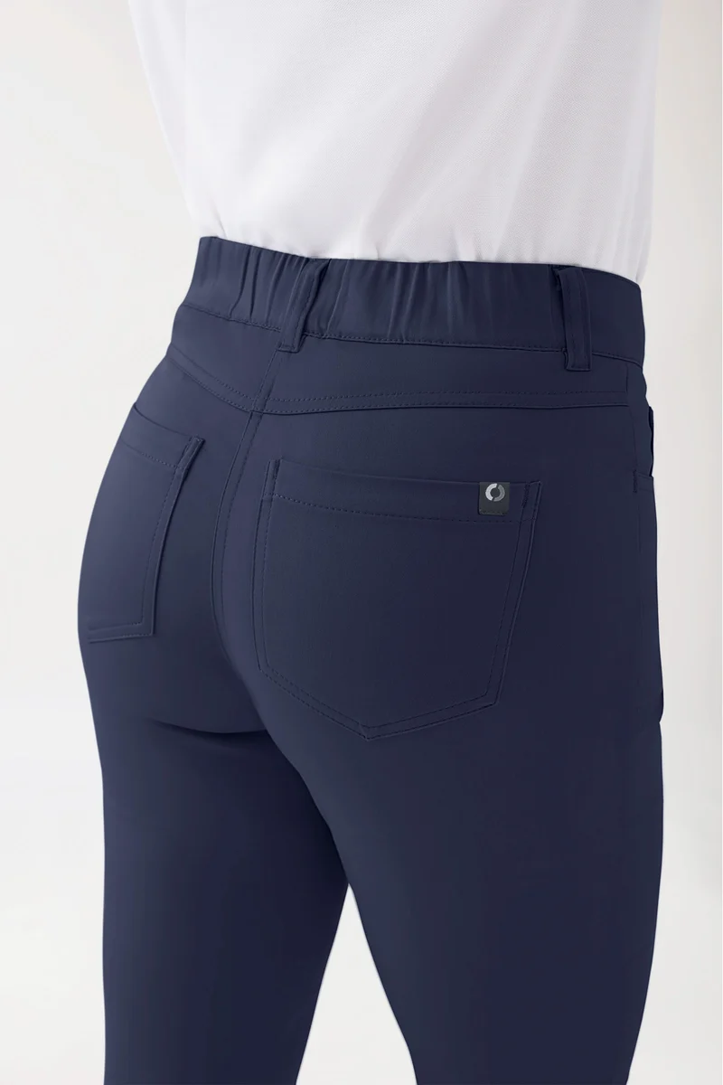 COMFY FLEX 5-Pocket Hose Damen - gerades Bein navy