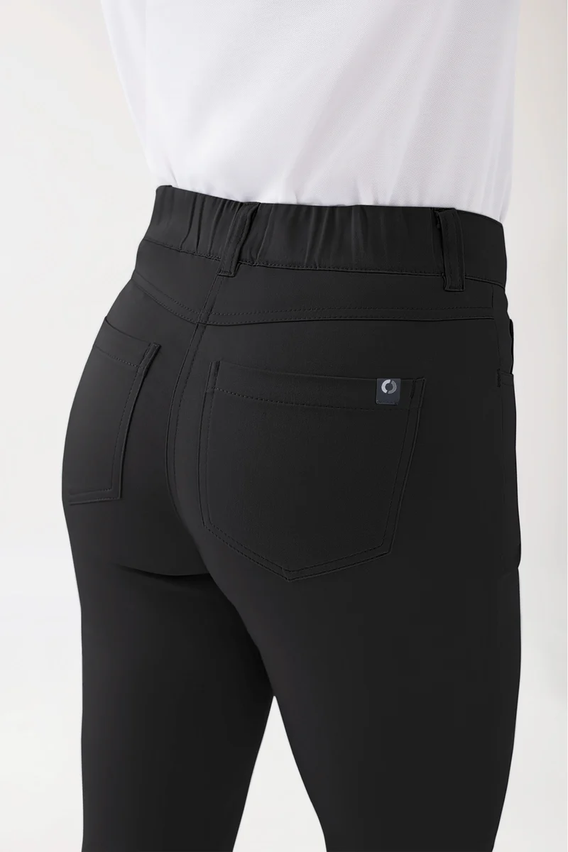 COMFY FLEX 5-Pocket Hose Damen - gerades Bein schwarz