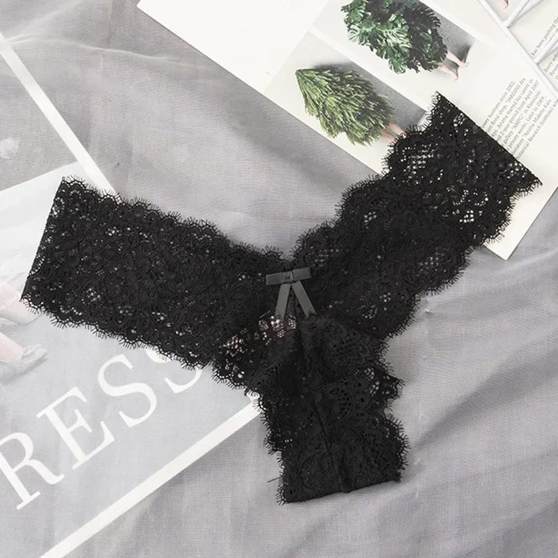 Frauen Spitze Tanga String Höschen Sexy Schlüpfer Slip Dessous Unterwäsche