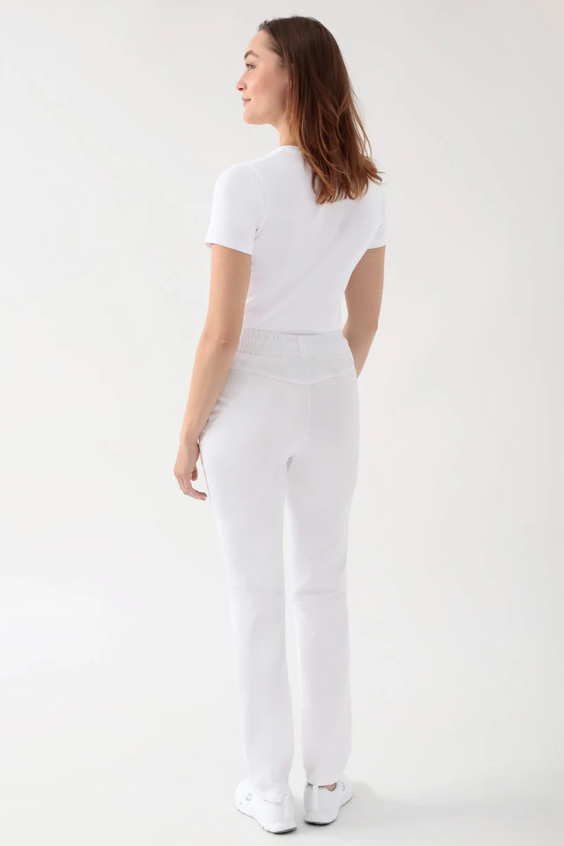 CORE Hose Unisex - hoher Bund weiß