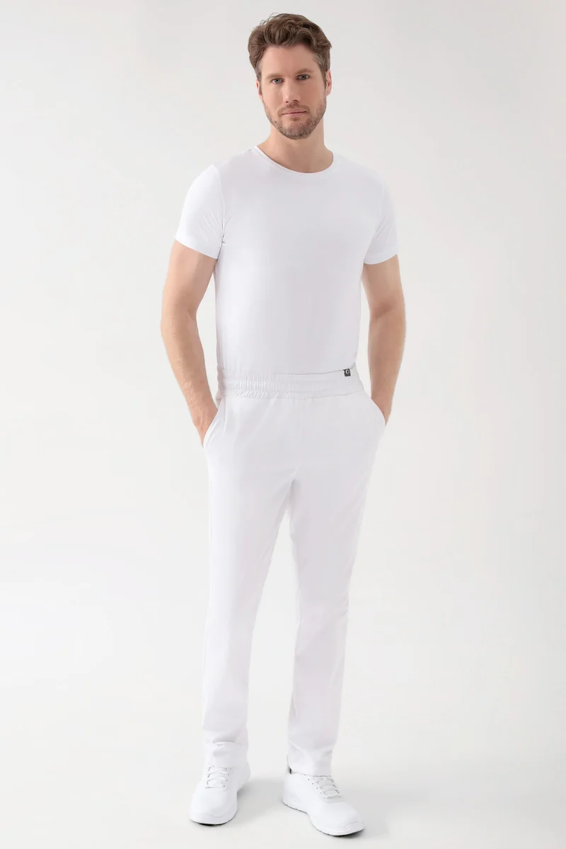 CORE Hose Unisex - hoher Bund weiß