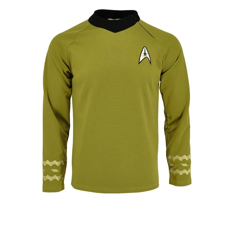 Damen Herren Kostüm Captain Kirk Uniform Karneval Fasching Halloween Mottopartys