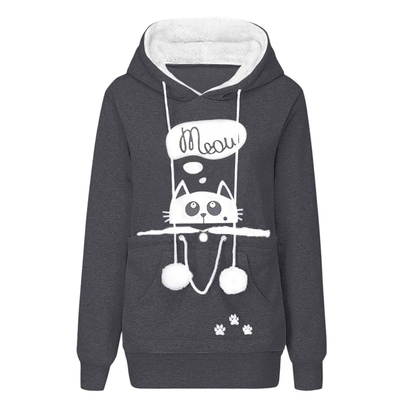 Damen Kapuzenpullover Unisex Hoodie Pulli Kapuzenpulli Streetwear Pullover