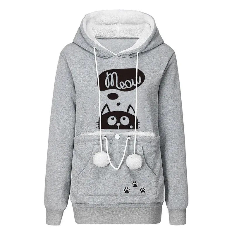 Damen Kapuzenpullover Unisex Hoodie Pulli Kapuzenpulli Streetwear Pullover