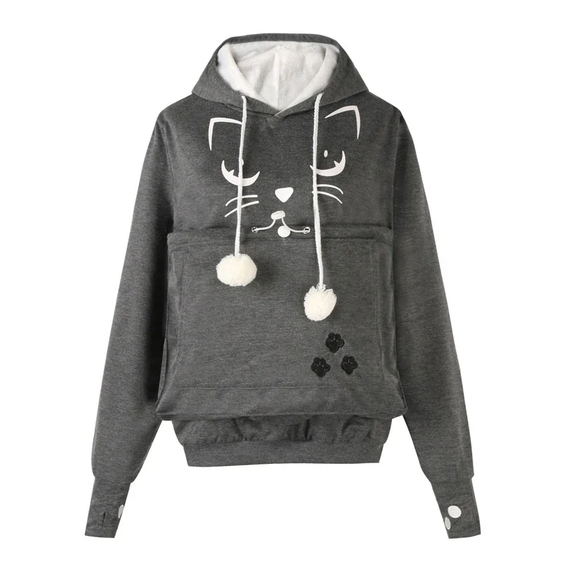 Damen Kapuzenpullover Unisex Hoodie Pulli Kapuzenpulli Streetwear Pullover