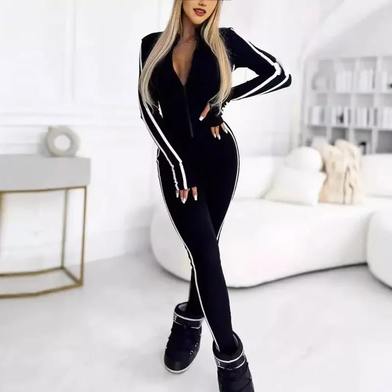 Yoga Fitness Overalls Jumpsuit Gym Stretch Leggings Jogging Anzug Top Push Up