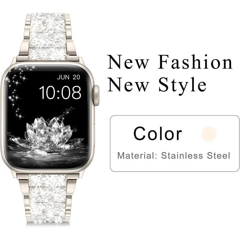 Edelstahlarmband Apple Watch Series 9 8 7 6 5 4 3 SE Ultra Sport Armband iWatch