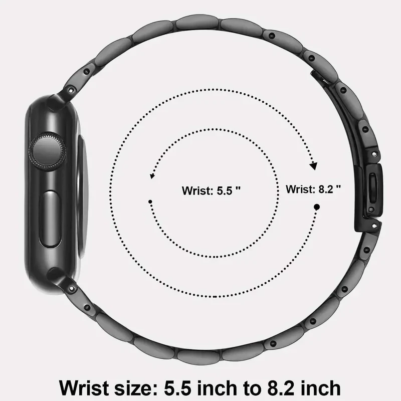 Edelstahl Armband fü Apple Watch Series 9 8 7 6 5 4 3 SE Ultra Sport Band iWatch