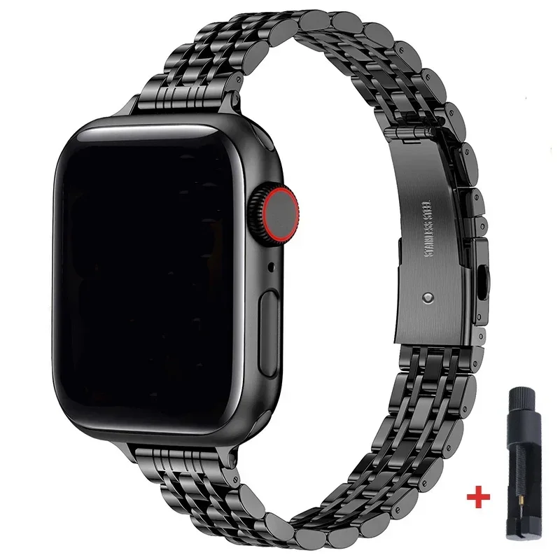 Edelstahl Armband fü Apple Watch Series 9 8 7 6 5 4 3 SE Ultra Sport Band iWatch