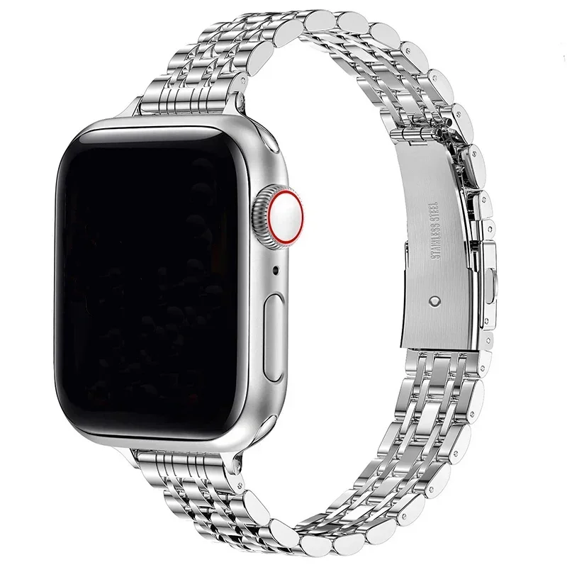 Edelstahl Armband fü Apple Watch Series 9 8 7 6 5 4 3 SE Ultra Sport Band iWatch