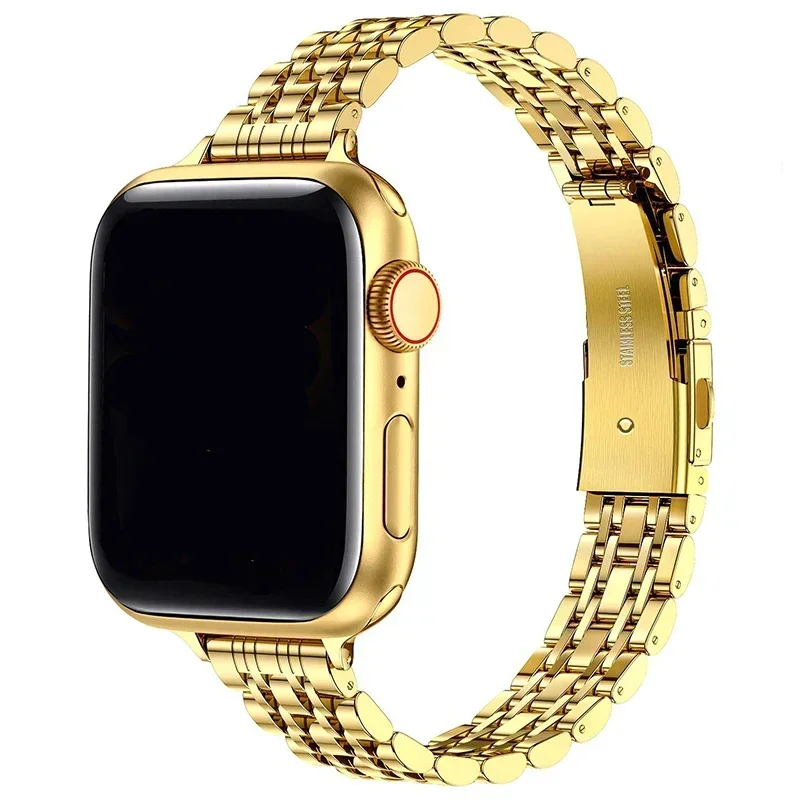 Edelstahl Armband fü Apple Watch Series 9 8 7 6 5 4 3 SE Ultra Sport Band iWatch