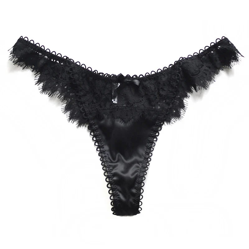 Frauen Spitze Tanga String Höschen Sexy Schlüpfer Slip Dessous Unterwäsche
