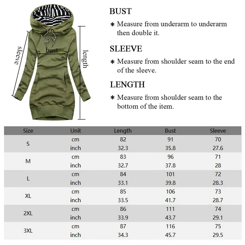 Kapuzenpullover Sweatshirt Pulloverkleid Hoodie Pulli Tunika Damen Sportkleid