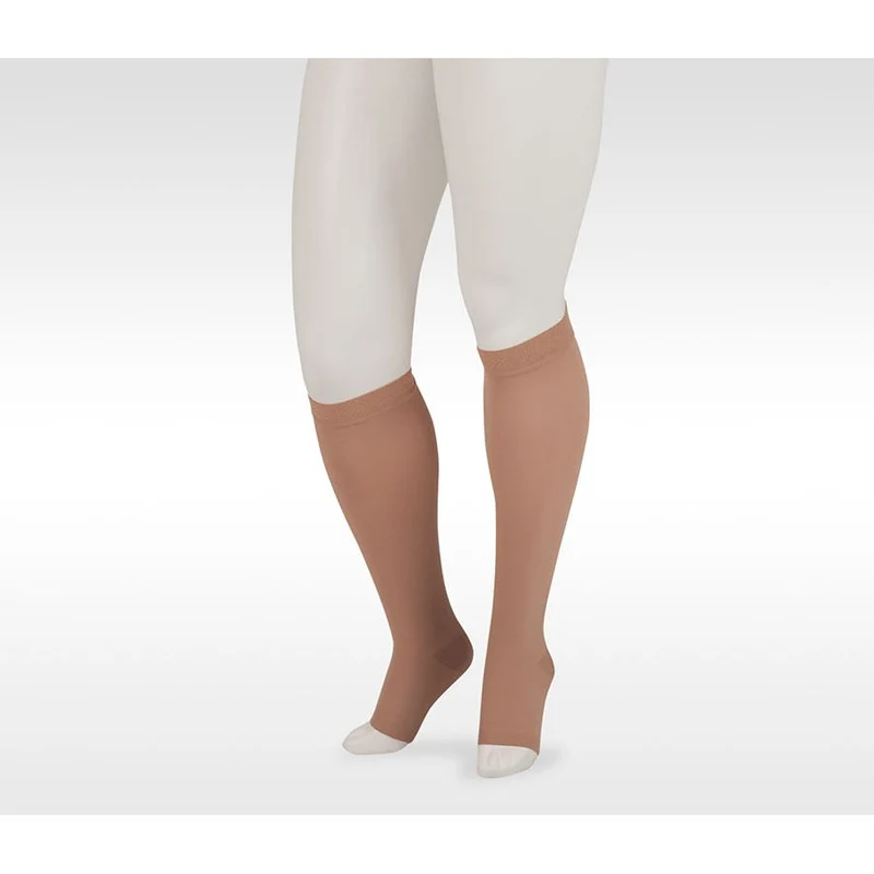 Juzo Dynamic Max Knee High 30-40 mmHg w/ 5 cm Silicone Band, Open Toe