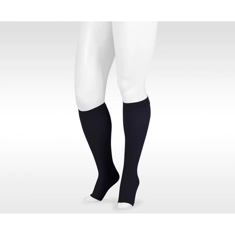 Juzo Dynamic Max Knee High 30-40 mmHg w/ 5 cm Silicone Band, Open Toe