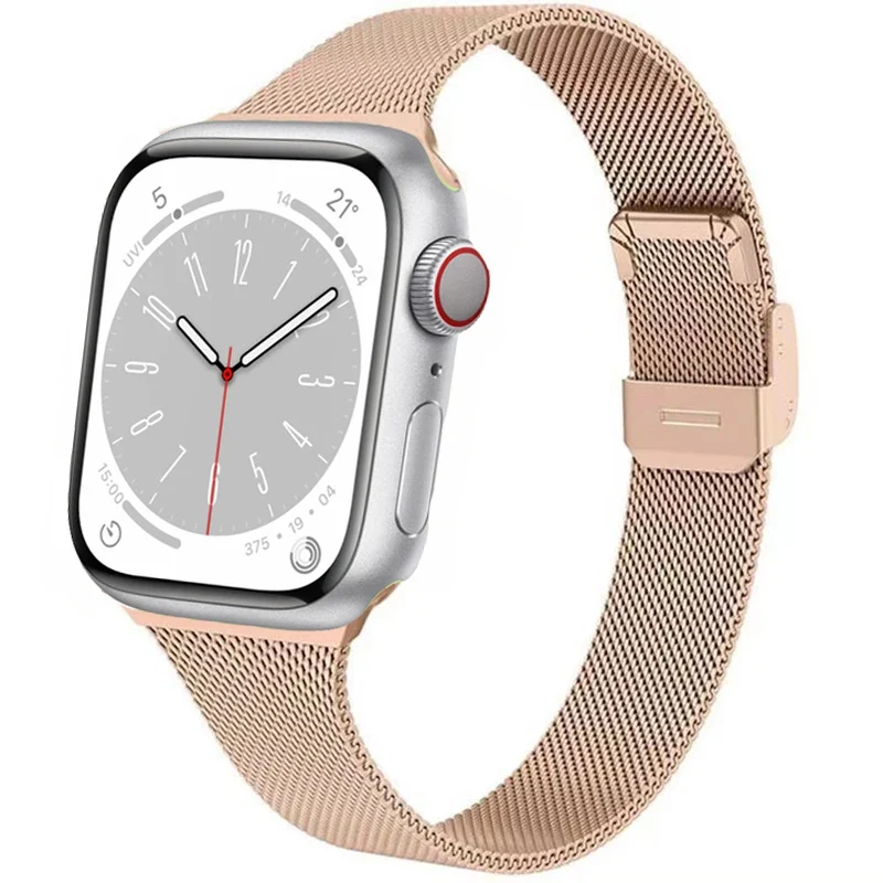 Milanese Armband für Apple Watch Series 9 8 7 6 5 4 3 SE Ultra Sport Band iWatch
