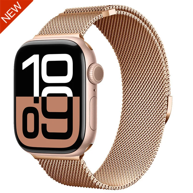 Milanese Armband für Apple Watch Series 9 8 7 6 5 4 3 SE Ultra Sport Band iWatch