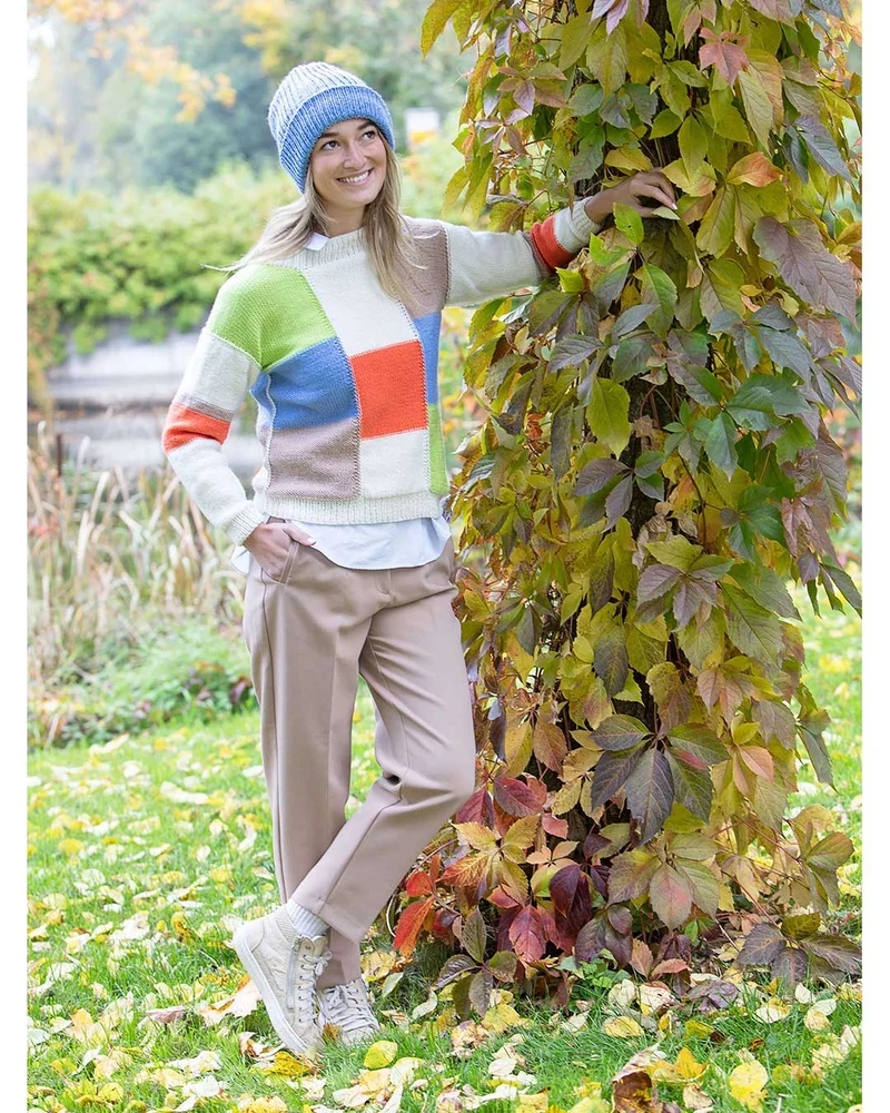 Anleitung Colour-Blocking Pullover