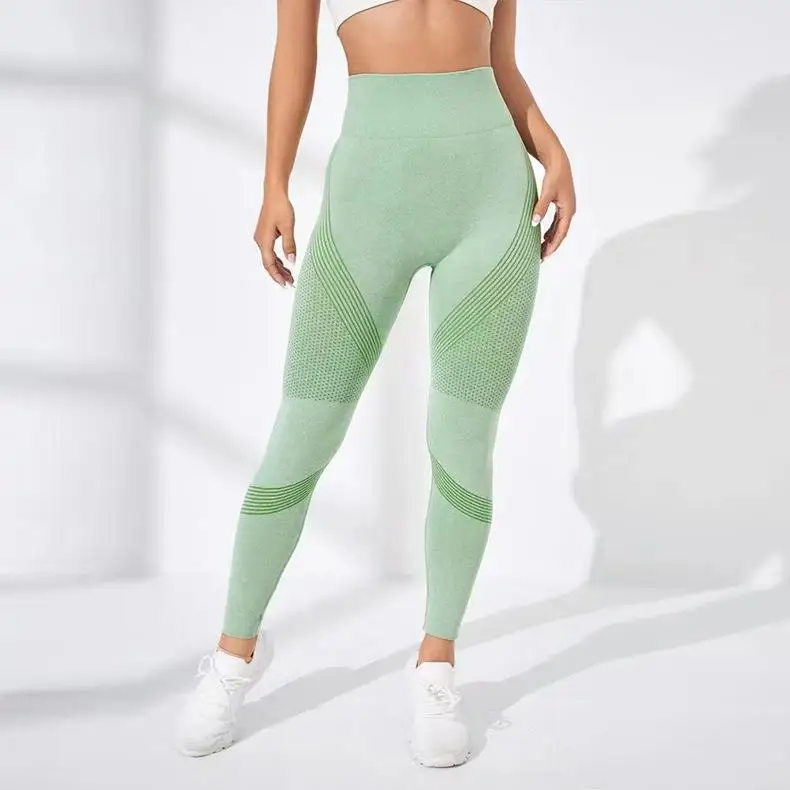 Damen Yoga Leggings Push Up Stretch Leggins Sport Hose Fitness Gym Jogginghose