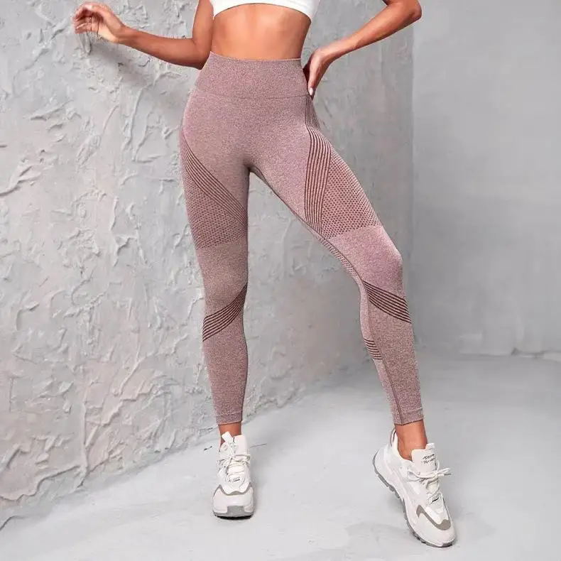 Damen Yoga Leggings Push Up Stretch Leggins Sport Hose Fitness Gym Jogginghose