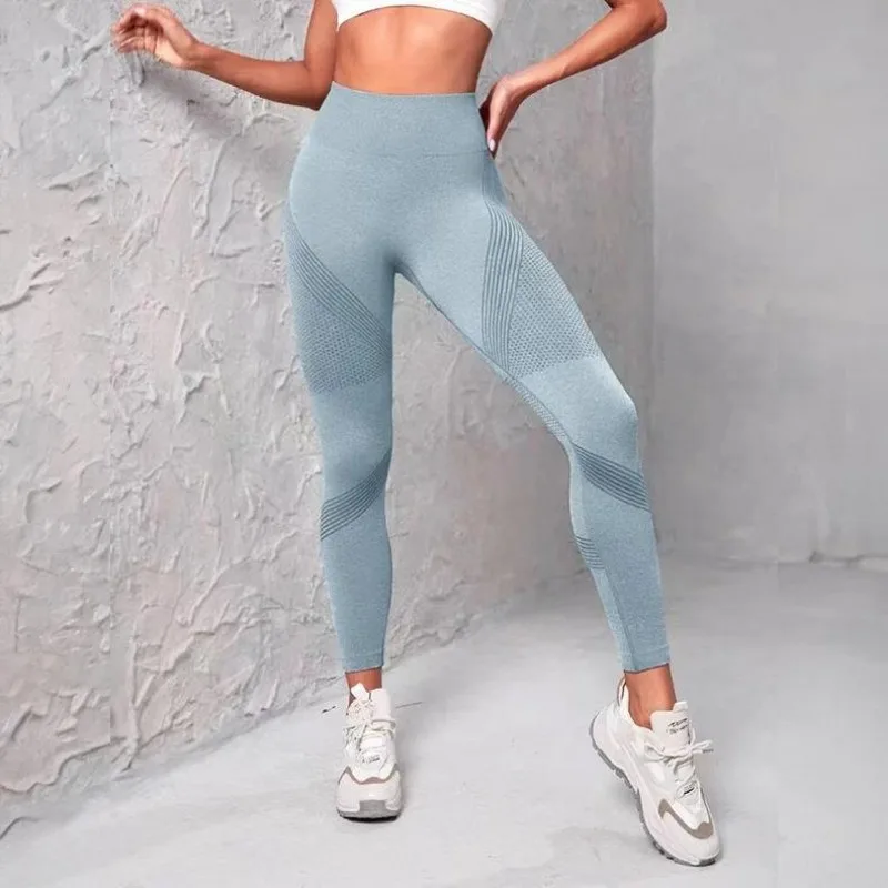 Damen Yoga Leggings Push Up Stretch Leggins Sport Hose Fitness Gym Jogginghose