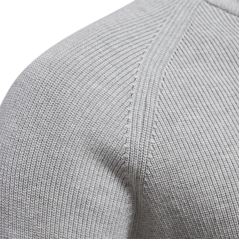 Herren Pullover Sweatshirt Troyer Pulli Sweater Stehkragen Zipper Langarmpulli