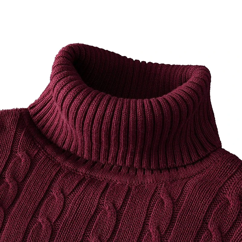 Herren Rollkragen Pullover Sweatshirt Pulli Zipper Sweater Shirt Langarmshirt