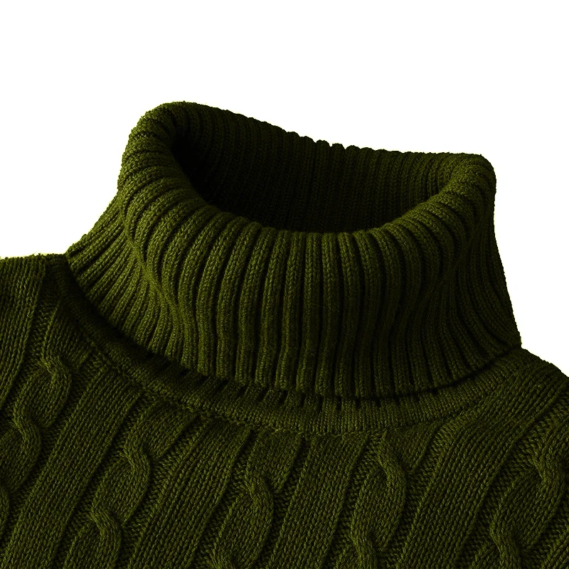 Herren Rollkragen Pullover Sweatshirt Pulli Zipper Sweater Shirt Langarmshirt