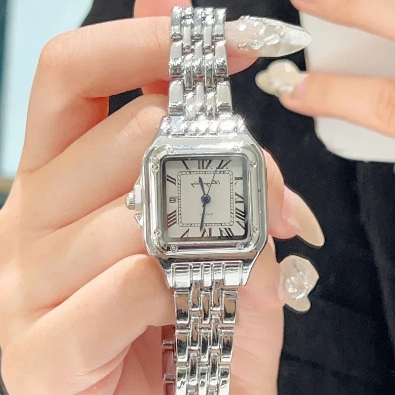 Damen Armbanduhr Quarzuhr Luxus Quartz Armband Uhr Chronograph Business Damenuhr