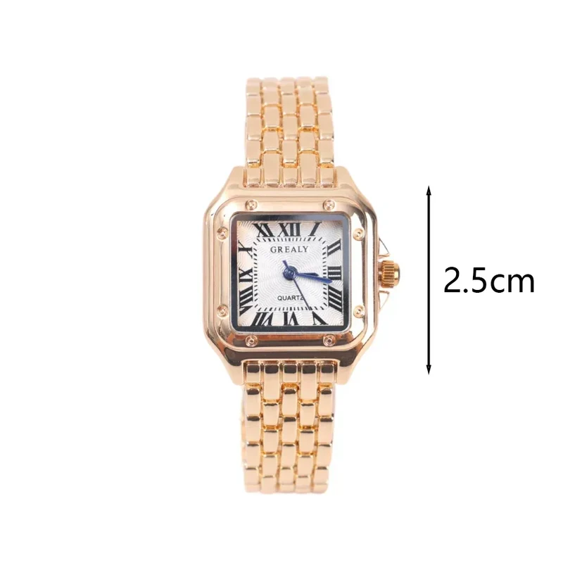 Damen Armbanduhr Quarzuhr Luxus Quartz Armband Uhr Chronograph Business Damenuhr