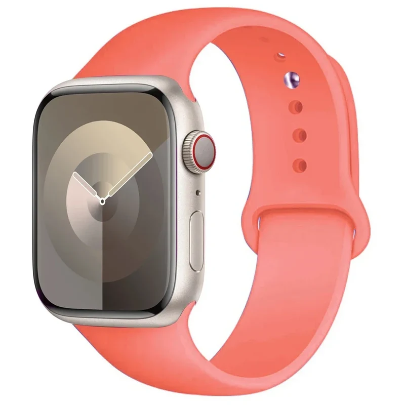 Silikon Armband für Apple Watch Series 9 8 7 6 5 4 3 SE Ultra Sport Band iWatch