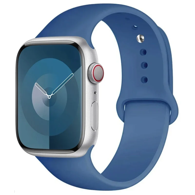 Silikon Armband für Apple Watch Series 9 8 7 6 5 4 3 SE Ultra Sport Band iWatch