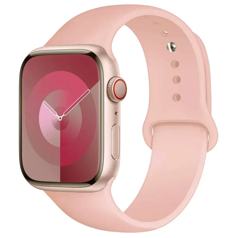 Silikon Armband für Apple Watch Series 9 8 7 6 5 4 3 SE Ultra Sport Band iWatch