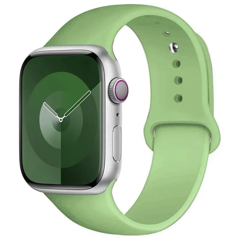 Silikon Armband für Apple Watch Series 9 8 7 6 5 4 3 SE Ultra Sport Band iWatch