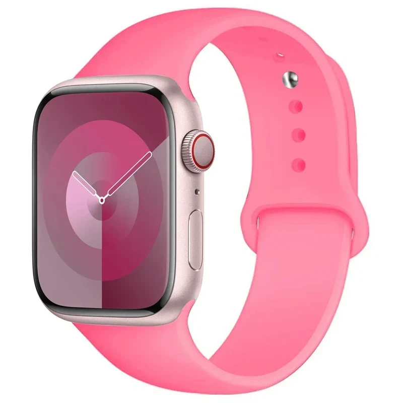 Silikon Armband für Apple Watch Series 9 8 7 6 5 4 3 SE Ultra Sport Band iWatch