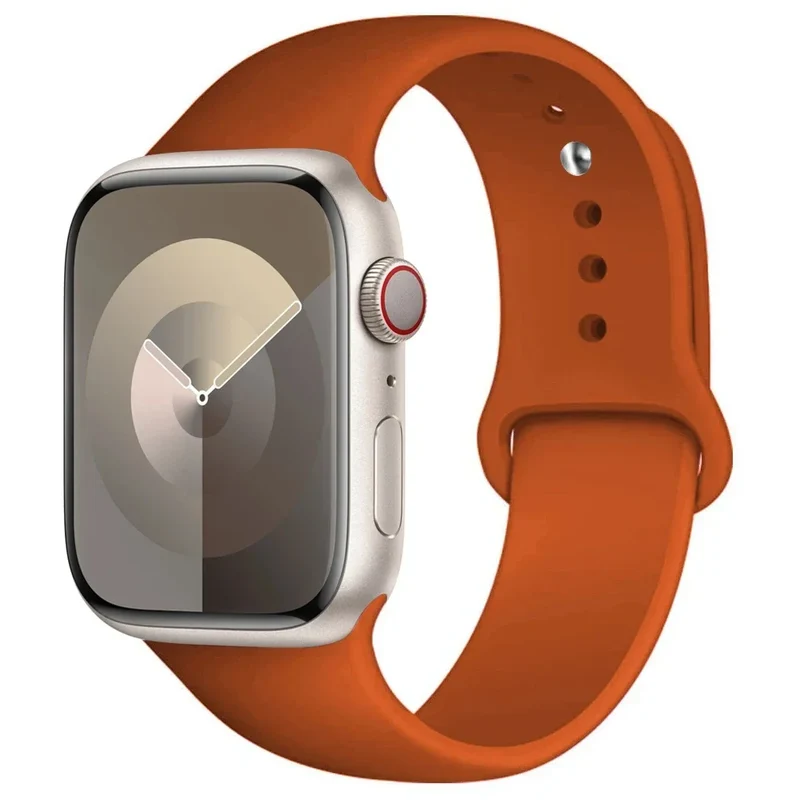 Silikon Armband für Apple Watch Series 9 8 7 6 5 4 3 SE Ultra Sport Band iWatch