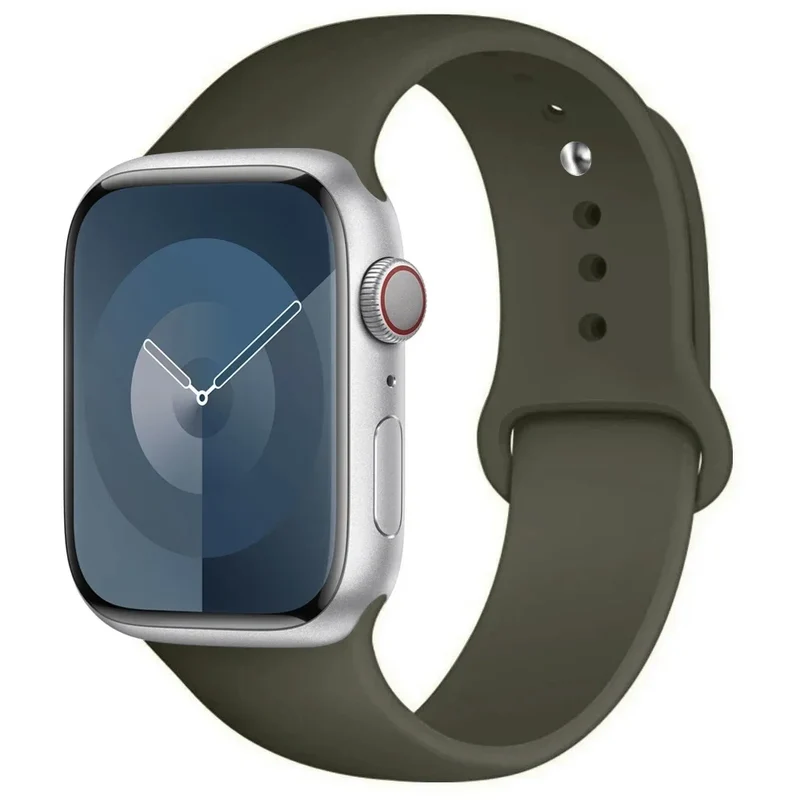 Silikon Armband für Apple Watch Series 9 8 7 6 5 4 3 SE Ultra Sport Band iWatch