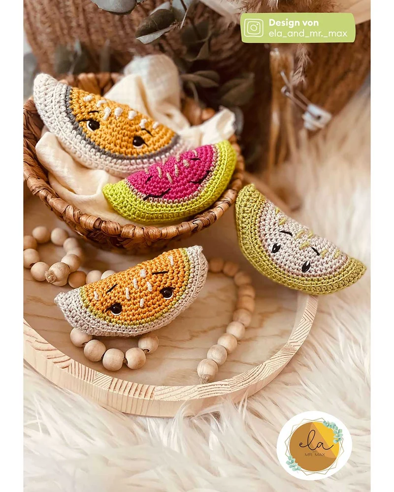 Anleitung Amigurumi Melonen Carla und Marta