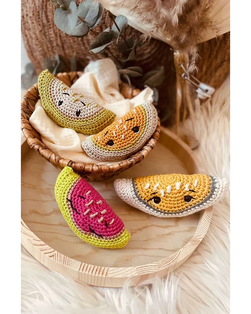 Anleitung Amigurumi Melonen Carla und Marta