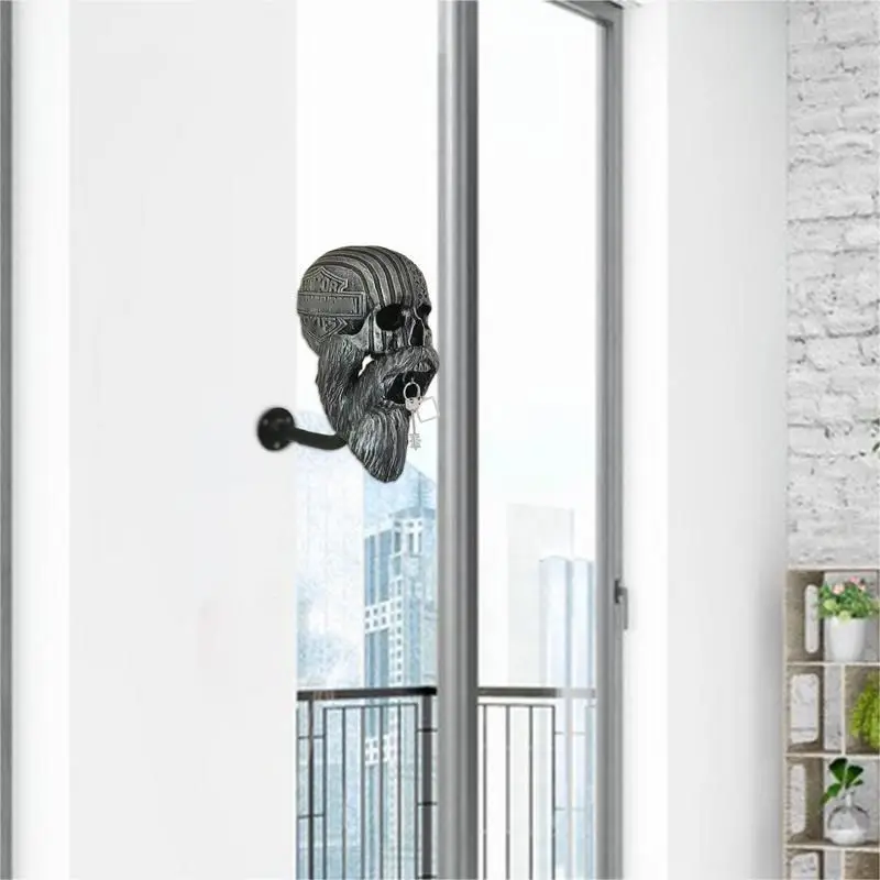 Supporto Staffa Porta Casco Moto Tondo Gancio Da Parete Appendiabiti Guardaroba