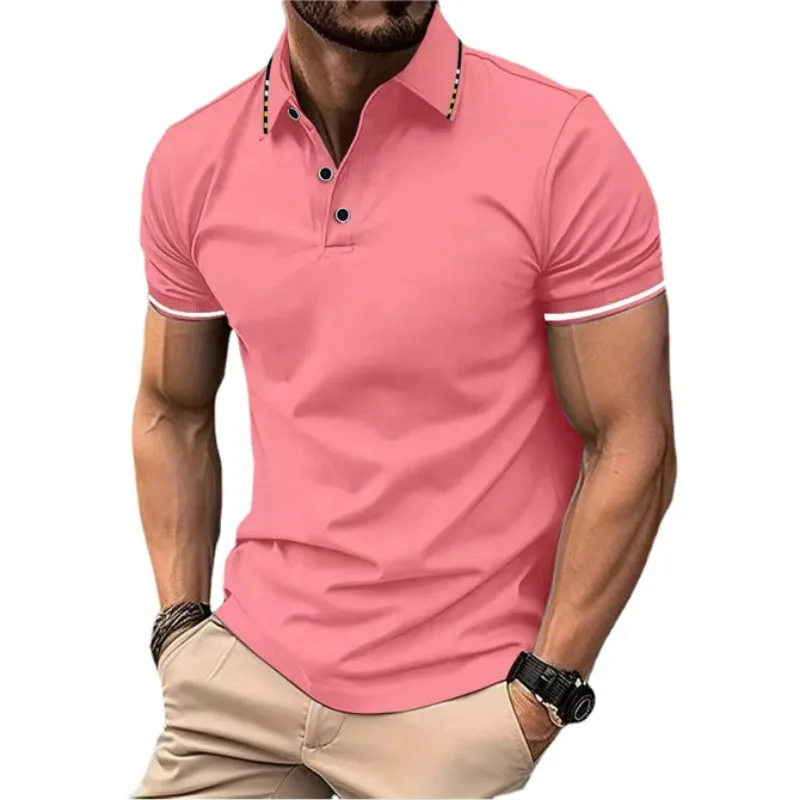 Herren Poloshirt POLO Shirt T-Shirt Kurzarm Zipper Hemd Fashion Polohemd Top NEU