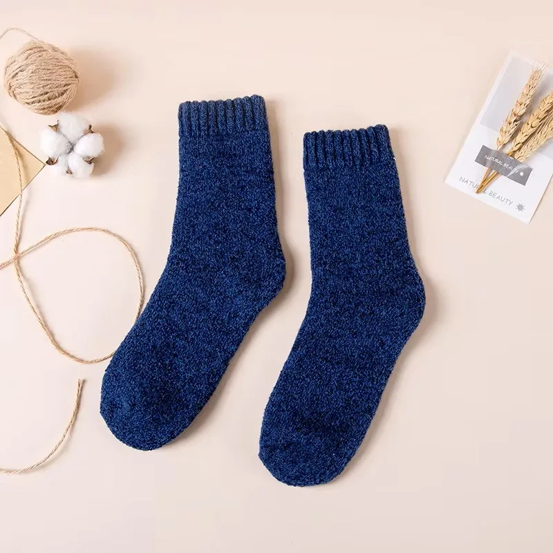 5 Paar Herren Wintersocken Socken Merinowolle Norweger Wollsocken Größe 38-45