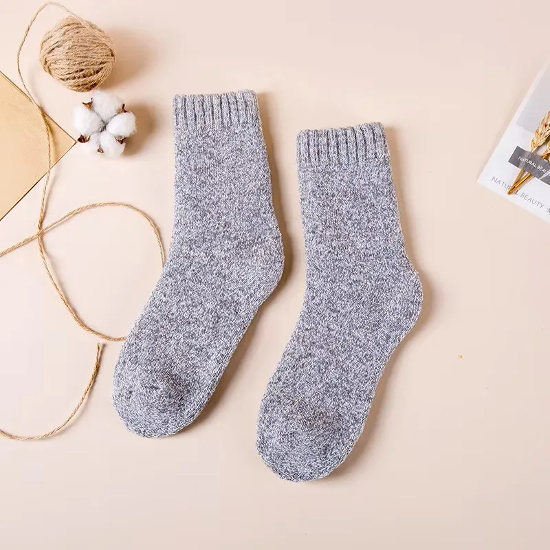 5 Paar Herren Wintersocken Socken Merinowolle Norweger Wollsocken Größe 38-45