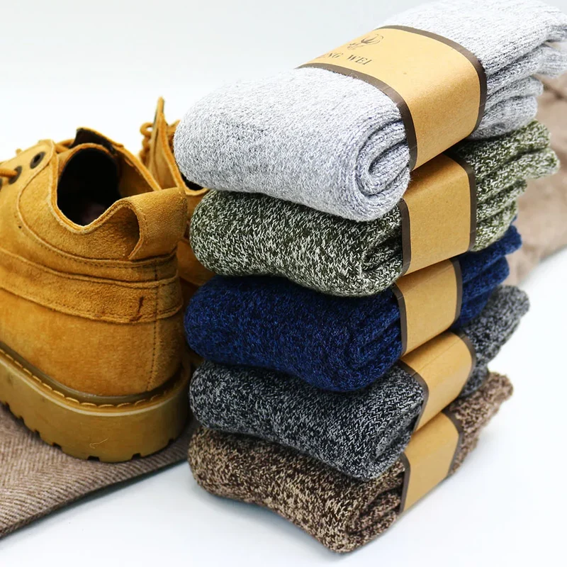 3 Paar Herren Wintersocken Socken Merinowolle Norweger Wollsocken Größe 38-45