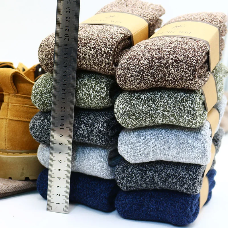 3 Paar Herren Wintersocken Socken Merinowolle Norweger Wollsocken Größe 38-45