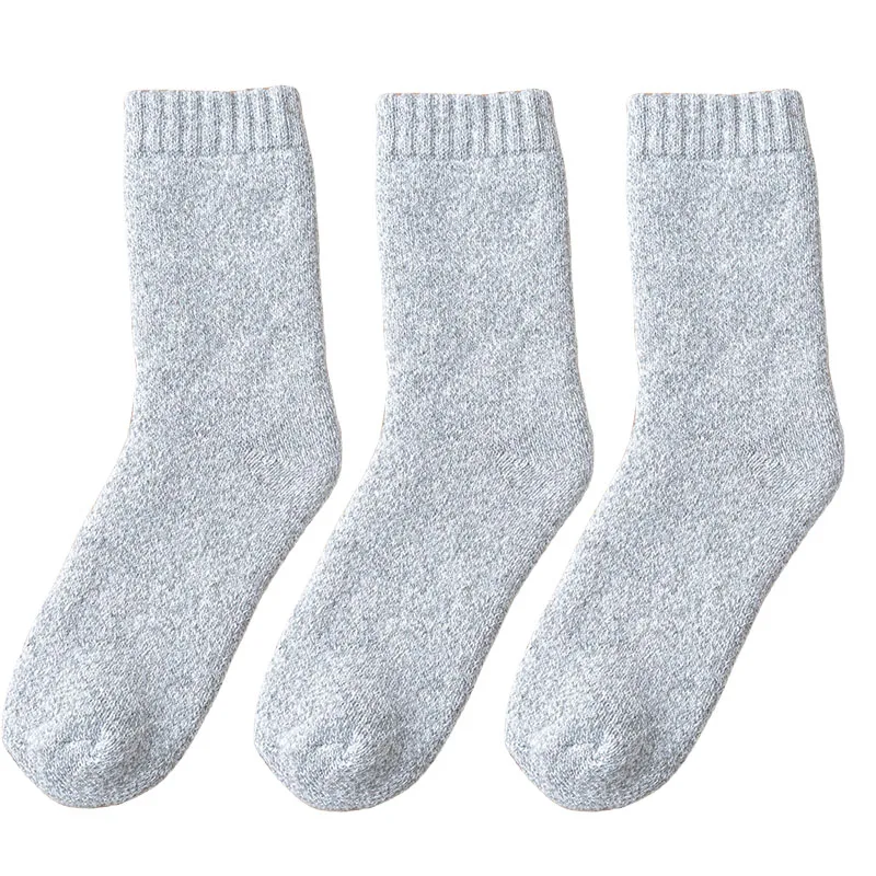3 Paar Herren Wintersocken Socken Merinowolle Norweger Wollsocken Größe 38-45