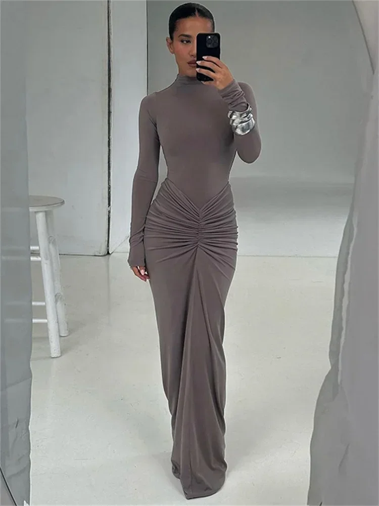Frauen Kleid rückenfreies Partykleid Langes Trägerkleid Abendkleid Cocktailkleid