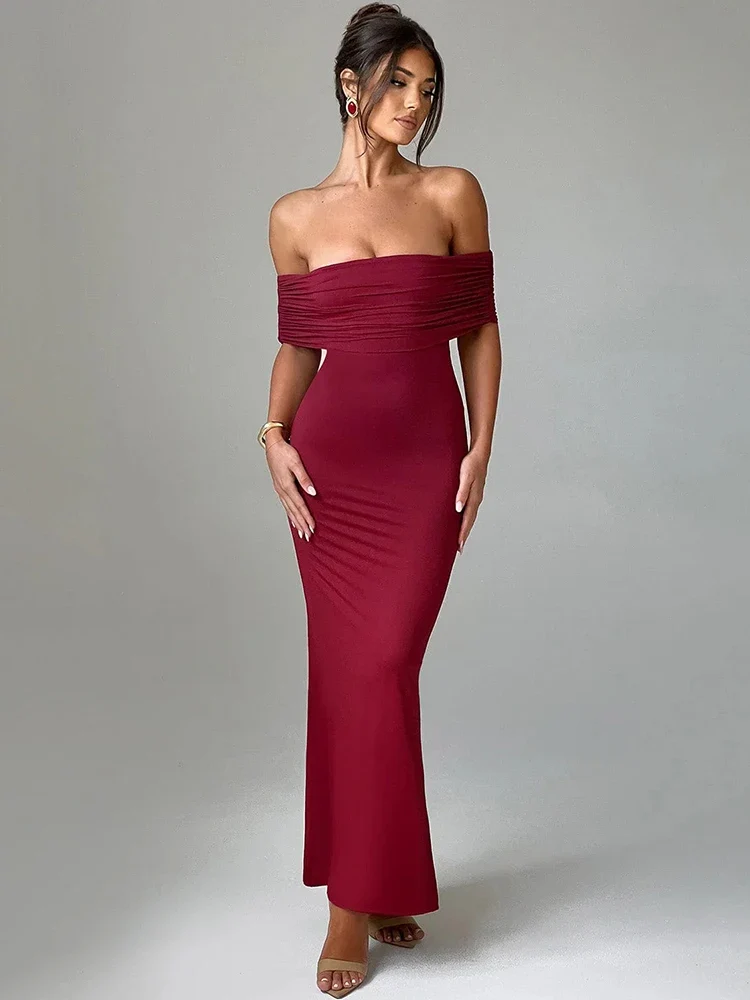 Frauen Kleid rückenfreies Partykleid Langes Trägerkleid Abendkleid Cocktailkleid