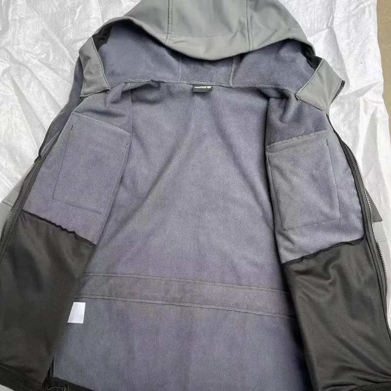 Herren Windbreaker Trekking Jacke Windjacke Outdoor Military Kapuzenjacke